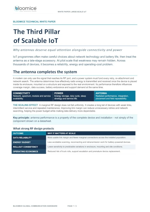 The Third Pillar of Scalable IoT 